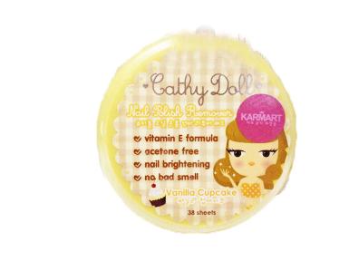 Cathy Doll Nail Polish Remover Vanilla Cupcake